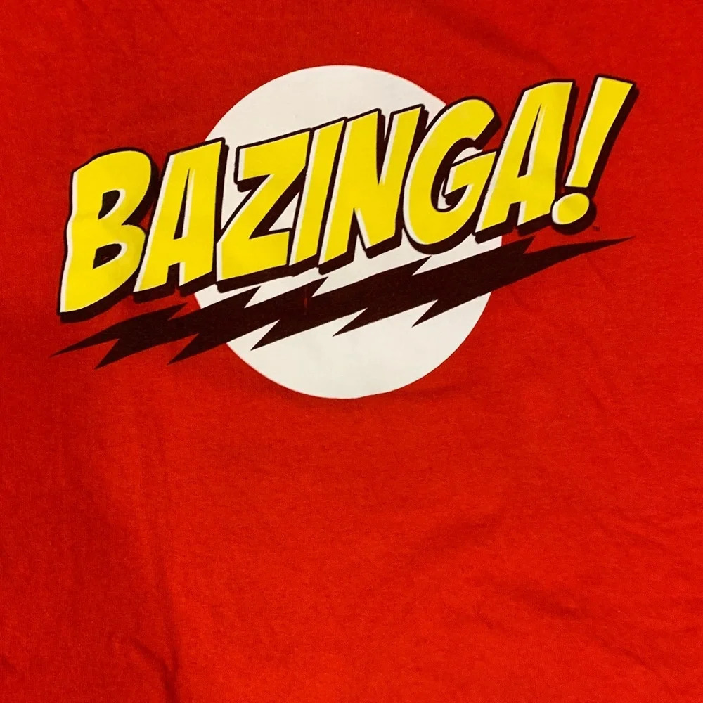 Bazinga! Big Bag Theory T-Shirt - Picture 2 of 4